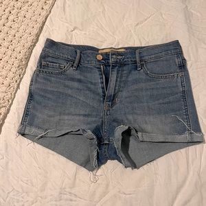 Hollister high rise Jean shorts